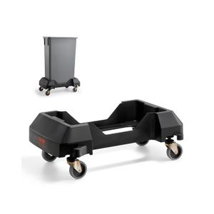 VEVOR Trash Can Dolly, Fit 16/23 Gallon Containers, Interior Dimension 18.11" L X 9.92" W, Trash Can Roller Base with 4 Swivel Wheels, 200lbs Weight Capacity, Smooth & Quiet Rolling Plastic Bin Dolly