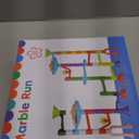 Marble Run, 110pcs Marble Maze Game Construction Building Toys for Kids, Marble Track Race Set STEM Learning Toys Gift for Boys Girls 3 4 5 6 7 8 9 10+, 8105