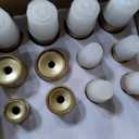 1 Inch Double Curtain Rods for Windows 48 to 84 Inch, Gold