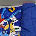 Sonic The Hedgehog 21"(W) X 45"(L) Soft Toddler Nap Mat with Pillow and Blanket Perfect for Preschool, Daycare, and Travel (100% Official Licensed Product)