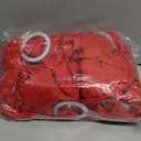 PATIKIL 13" x 5" Stretch Chair Sashes Bows, 10 Pack Elastic Chair Bands Sashes with Buckle Slider for Wedding Banquet Decorations, Red