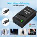 PSP Battery and Charger, 2Pcs 3.6v 1200mAh Lithium Polymer Replacement Batteries with Charging Dock for PSP-3000, PSP-3001, PSP-2000, PSP-2001, PSP-3002, PSP-3004, PSP Lite, PSP Slim Console
