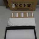 Solar Address Sign, Lighted Address Plaque Outdoor Waterproof, Illuminated Address Numbers, House Numbers for Outside (Black)