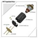 Briggs and Stratton Starter Replacement 14 Teeth 593934 693551 030221 33R877, 12 12.5 13 14 15.5 16 16.5 17 17.5 18 18.5 19.5 HP Cub Cadet 11 16 18 RTZ LT1018 John Deere D100 105 L100 New Holland Toro