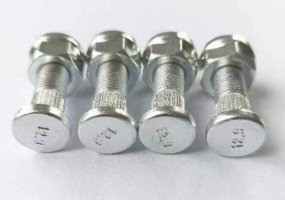 Front Rear Wheel Studs 90103-HA2-003 & Lug Nut Replacement for Honda ATC200 TRX250 TRX300 TRX350 TRX400 TRX450 250X Recon rancher and TRX500 TRX700 Foreman Quads ATV