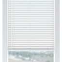 LEVOLOR Basics Cordless 2" Faux Wood Blinds, Light Filtering Window Shade, Blinds for Indoor Windows, White, Fits up to 29" W x 64" L