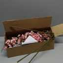 Artificial Cherry Blossom Branches 4PCS Faux Cherry Blossom Branches Spring Peach Cherry Blossoms Stems Pink Silk Flowers Plum Blossom Fake Flowers for Vase Home Wedding Decor (Light Pink)