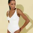 Women Bodysuit, White, Small