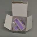 30 OZ Tumbler Lid Replacement Fit for Stanley Cup, 2 Pack Clear Replacement Lids Fit for Stanley Travel Tumbler, Spill Proof Tumbler Covers for Stanley Cup Accessories (Clear - Purple)