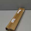 32-48 Inch Silver Curtain Rod Set With Brackets and Decorative Blackout Metal Rods