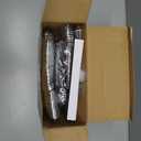 WDF 180 Pieces Silver Plastic Silverware - Silver Plastic Cutlery - Fancy Plastic Silverware Heavy Duty - 60 Forks 60 Knives 60 Spoons - Disposable Plastic Utensils Perfect for Party Wedding