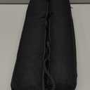 32" Door Draft Stopper for Bottom of Door, Block Hot Air Entering and Keep Cold Air in, up to 3" Door Gap Filler with Reusable & Washable Cover, All-Season Door Sweep for Noise, Wind, Black