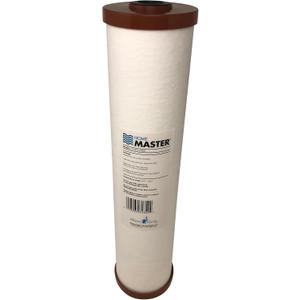 Home Master CFRFFE-20BB Replacement Whole House Iron Filter, Radial Flow 15gpm, Filters Soluble Iron, Manganese, H2S Sulfur, Up To 3ppm Combined, Stops Staining & Odors, 20 x 4.5" Fits Big Blue
