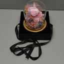 Large Preserved Flowers with Card&Box-Flowers for Delivery Prime,Eternal Rose with Lights,Roses in Glass Dome,Romantic Gift for Her,Decoration,Fresh Rose Flowers for Mom, Birthday, Anniversary (Pink)