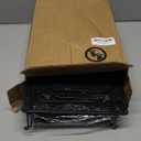 LEKETREE Desk Organizer, Office Organization with Vertical File Holder, File Organizer with Drawer and Pen Holder, Desk Accessories and Workspace Organizers for Home Office (Black) (2 Tier)