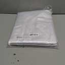 TURSTIN 4 Packs Satin Tablecloth 102 x 58 Inch Overlay Satin Table Cover Rectangle Bright Silk Tablecloth Smooth Fabric Table Decoration for Wedding Banquet Party Events, White