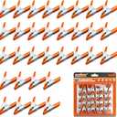 HORUSDY 32-Piece 2" inch Small Spring Clamp, Spring Metal Spring Clamps, 3/4"-inch Jaw opening (Orange)