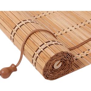 Bamboo Blinds for Interior Windows and Outdoor Patio, Bamboo Shades for Windows, Custom Size, Easy to Install, Roller Shades for Indoor and Outdoor (18"W x 36"H, Brown-2)