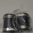 Pangda 2 Pcs Flexible TPE Coupling with Stainless Steel Clamps for Plastic and Copper Plumbing Connections, High Temperature Resistant Material, Black (Fit 2 Inches Pipe)