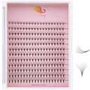 2 x Premade Fans Eyelash Extensions Voleme Lash Extensions 240 Fans Pre Made Fans Eyelash Extension Mixed 8-15mm Thickness 0.07 Curl C/D (14D 0.07 C Mix)