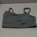 RUNNING GIRL Sports Bra for Women High Support, Molded Cup High Impact Sports Bras with Sewn in Pads Workout Running Bra (Large, Sage Green)