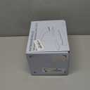 Ultimate Unicorn Waterfall Bathroom Sink Faucet Brushed Nickel, Two Handles Bathroom Faucet with Metal Pop up Sink Drain Stopper, Two Or 3 Holes Bathroom Basin Mixer Tap with Deck Mount Plate (4 Inch)