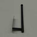 theaoo Paper Towel Holder - Under Cabinet Paper Towel Holder for Kitchen, Adhesive Paper Towel Roll Rack for Bathroom Towel, Wall Mounted Matte Black Paper Towel Rack, SUS304 Stainless Steel