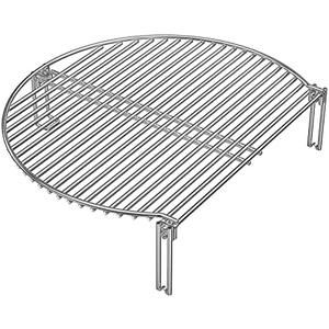 Onlyfire Stainless Steel Grill Expander Cooking Grate Fits for Charcoal Kettle Grills like Weber, Char-Broil and Ceramic Grills like Large Big Green Egg, Kamado Joe Classic, Pit Boss, Louisiana