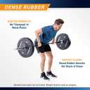 Marcy 2" Olympic Bumper Plates, Black Rubber, 10lb - Single