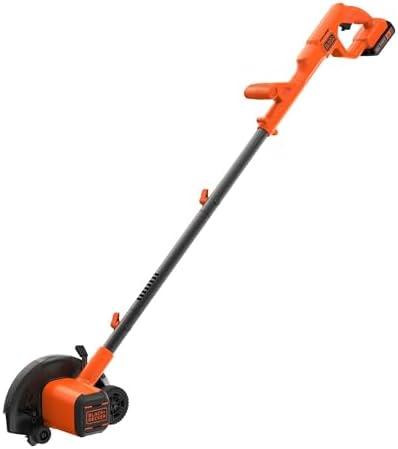 BLACK+DECKER 20V MAX Cordless Edger Lawn Kit, 1.5 Ah Battery & Charger Included, 4 Position Adjustable Height, Lightweight, 7.5" Double Edge Blade (BCED400C1)