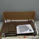 woodtalks Stackable 2 Drawer Dresser, Multi-Purpose Storage Closet Cube Dressers for Bedroom, Storage Cabinet for Entryway, Nightstand Sofa Beside Table Drawer Chest, 23.6 in, Walnut, Brown