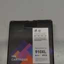 910XL 910 Ink Cartridges Combo Pack Compatible for HP 910 XL Work with HP OfficeJet 8010 8015 8018 8022 OfficeJet Pro 8020 8025 8028 8035 (K,C,M,Y,4 Pack),Y