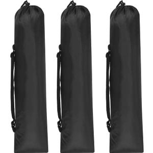 PATIKIL 3 Pack 28x8 Inch Camp Chair Replacement Bags, Black Nylon Folding Camping Chair Carry Tripod Case Bags with Handle for Outdoor Camping