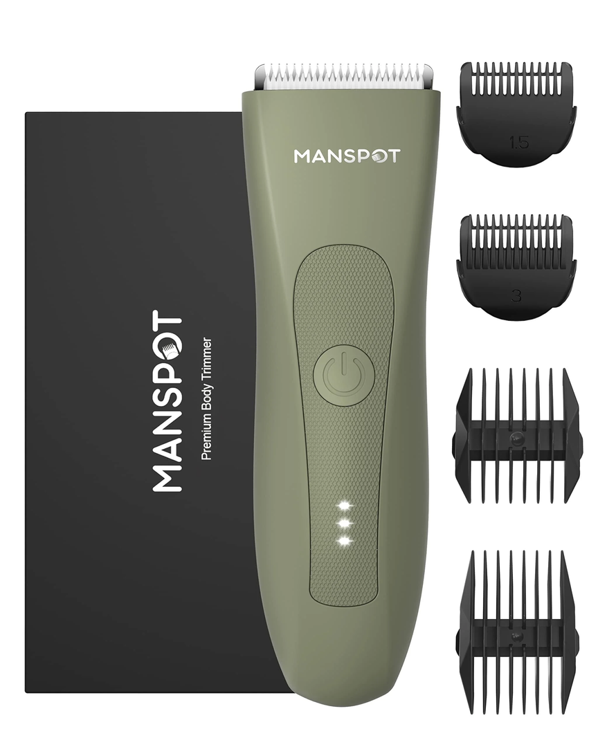 MANSPOT Manscape Groin & Body Hair Trimmer for Men, Electric Ball Trimmer