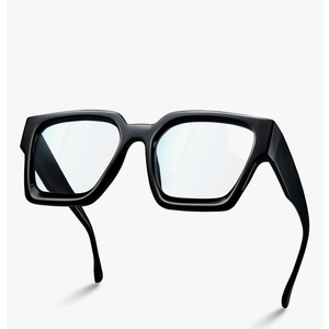 livho Oversized 99% Blue Light Glasses for Woman - Rectangle Fashion Glasses for Computer, Chic Preppy Frame - Anti Eyestrain