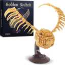 Golden Snitch Building Blocks Set Compatible with Lego Particle Size,Unique Harry Snitch Design Model Decoration,Creative Gift for 6+ Boys,Girls or Adults
