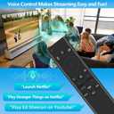 Rechargeable TV Remote for Samsung Smart TVs, Replacement for All 2019-2026 Samsung TV Remote Control with Voice Control, USB-C Fast Charging, Solar Charging