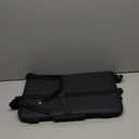 Car Steering Wheel Tray, Foldable Car Laptop Desk Eating Food Tray with Transparent Holder & Tissue Box, Adjustable Back Seat Headrest Table for in-Car Dining Working Studying (Black)