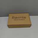 Ravinte 40 Pack Cabinet Knobs Black Kitchen Cabinet Knobs Round Dresser Drawer Knobs Matte Black Drawer Pulls Closet Door Knobs 1-1/5 Inch