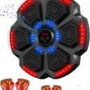 Music Boxing Machine for Adults, Kids, Wall Mounted Bluetooth Boxing Music Workout Machine with Gloves, 9 Modes & 9 Speeds Interactive Punching Equipment for Training at Home, Office and Gym