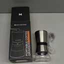 Manual Coffee Grinder with 8 Adjustable Coarseness Settings, Hand Crank Coffee Mill with Ceramic Burr for Espresso Beans, French Press, Pour Over, Drip Coffee  Rustproof, Non-Dulling (6.5 oz Glass Jar-8 Level Settings)