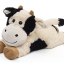 Cuckool Cow Stuffed Animals, Microwavable Stuffed Animals Adorable Fluffy Cow Plush for Warmth & Comfort, Heatable Coolable Lavender Scent Toys, Cute Soft Plushies Cow Gift for Kids Boys Girls & Adult