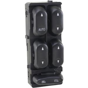 Front Left Driver Side Master Power Door Window Switch 5-Button compatible with 02-05 Excursion Explorer/04-05 Sport Trac/02-06 F250 F350 F550/04-06 F450 Super Duty Crew Cab Pickup - 02-05 Mountaineer