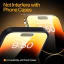 SMARTDEVIL 3-Pack Screen Protector for iPhone 14 Pro Max with 3-Pack Camera Lens Protector, Clear 9H Tempered Glass Film, Super Fast Installation (Dust-Free & Bubble-Free), Alignment Tool