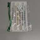 Baby Pacifier Clip, 6 Pack Silicone Pacifier Holder with One Piece Design for Baby Boy and Girl, BPA Free Soft Flexible Paci Binky Clips (Grey)