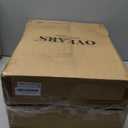 OYEARS 23" Table Lamps for Living Room Set of 2 Bedside Lamps for Night Stands Bedroom Lamps Farmhouse Rattan Boho Lamp Glass Nightlight End Table Lamp with USB C+A (Black),Two Light Points