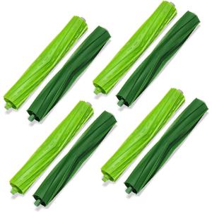 4 Sets Replacement Rubber Roller Brushes Compatible for iRobot Roomba E & I & J Series, Replacement Parts Accessory for J8+ i7+ i7 i1 i2 i3 i4 i6 i6+ i8 i8+Plus E5 E6 E7 Vacuum Cleaner