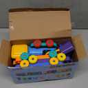 Learning Toy for Toddlers 1 2 3 Years Old, Counting, Matching & Sorting Montessori Learning Farm Train Including 9 Farm Animals and 1 Farmer, Easter Christmas Birthday Gift for Baby Boys Girls