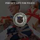 5pcs Police Challenge Coin, Hollow Out Police Symbol, Police Department Challenge Coins Police Commemorative Gift Law Enforcement Gifts for Men Women(Set of 5)