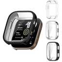 Nouiseuns for Amazfit Bip 6 Case, 3-Pack TPU Full Coverage Protective Covers with Screen Protector, Shockproof Scratch-Resistant Bumper Case Compatible with Bip 6 Smartwatch